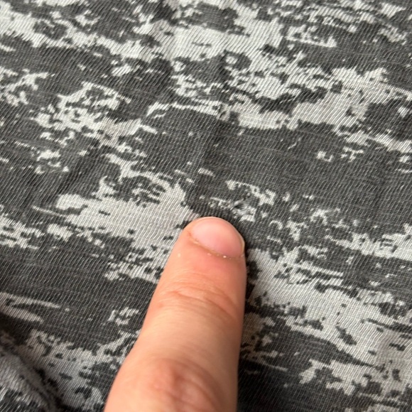 Rag & Bone Women's Grey Multi All Over Camo Cotton Short Sleeve Tee TShirt small - Picture 4 of 14